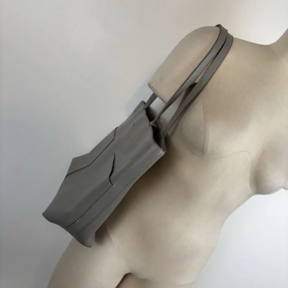 Anne Klein Gray Large Shoulder Tote Bag Purse